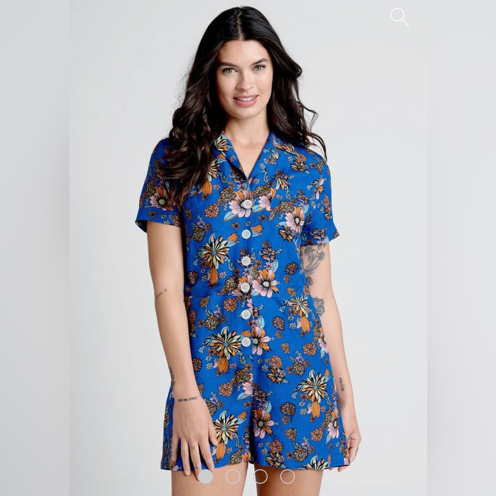 ModCloth | Summer Camp Solstice Romper | Size 4